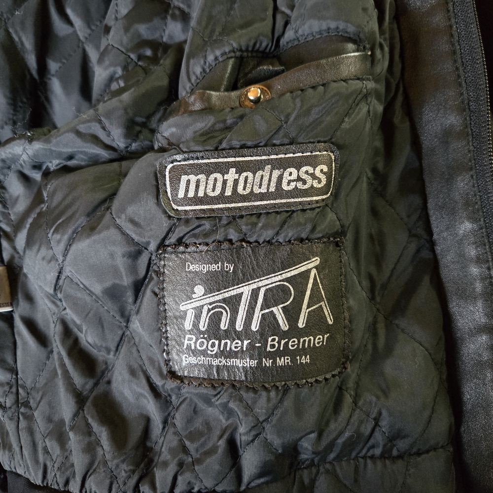 Men's Black Leather Jacket - Picture 4 of 15